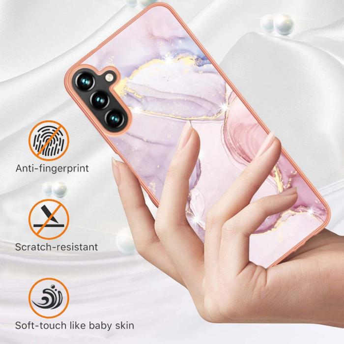 Bild 2,  Samsung Galaxy A14 4G/5G Skal Marmor Roséguld - Teknikhallen.se