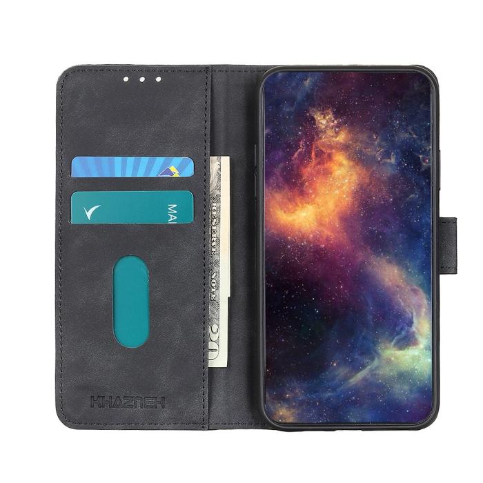 Bild 5, KHAZNEH KHAZNEH OnePlus Nord CE 2 5G Fodral Retro Läder Svart - Teknikhallen.se