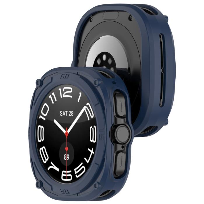 Bild 6,  Galaxy Watch Ultra (2025) / 47 mm Skal TPU Mörk Blå - Teknikhallen.se