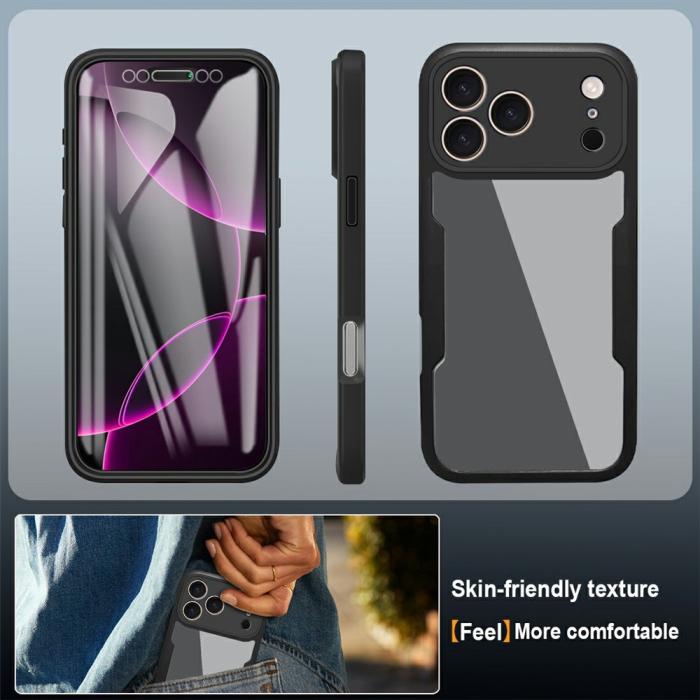 Bild 5,  iPhone 18 Pro Max/17 Pro Max Skal med Skärmskydd Svart - Teknikhallen.se