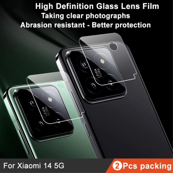 Bild 4, IMAK IMAK Xiaomi 14 2-PACK Linsskydd Härdat Glas - Teknikhallen.se