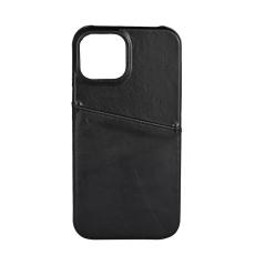 Buffalo Buffalo iPhone 13 Mini Mobilskal Kortfack &Auml;kta L&auml;der Svart - Teknikhallen.se