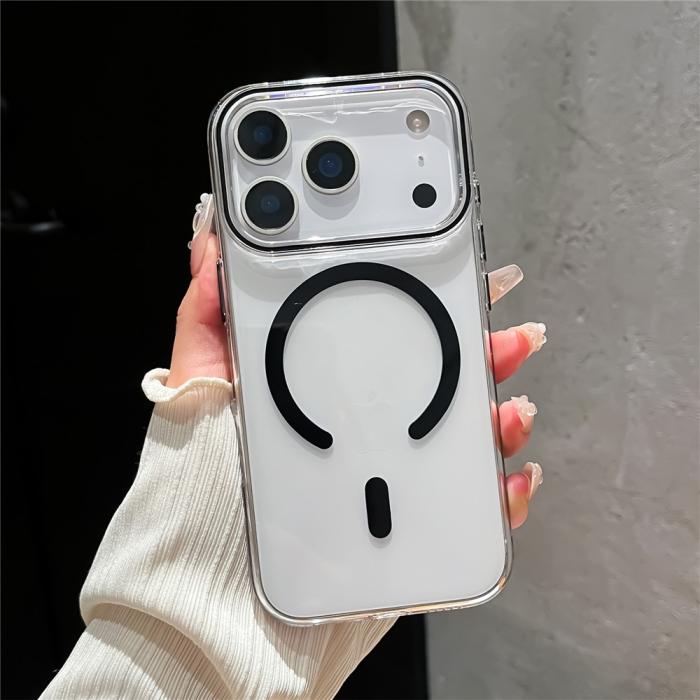 Bild 2,  iPhone 17 Pro Skal MagSafe Transparent / Svart - Teknikhallen.se