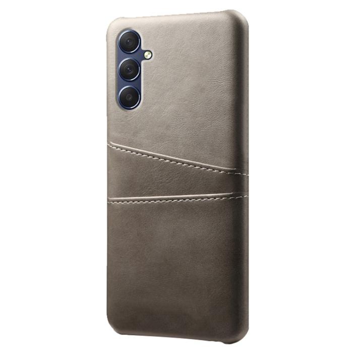 Bild 2,  Samsung Galaxy A15 5G Skal Läderbelagt Med Kortfack Grå - Teknikhallen.se