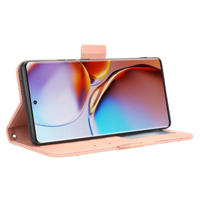Bild 3,  Motorola Edge 40 Pro 5G Fodral Med Avtagbart Kortfodral Rosa - Teknikhallen.se