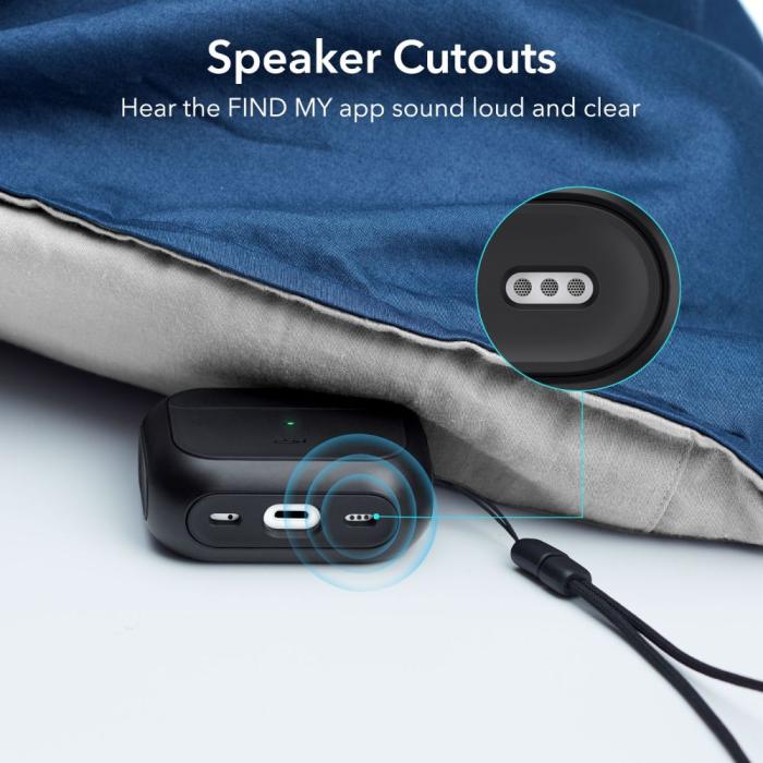 Bild 5, ESR ESR AirPods Pro 1/2 Fodral Orbit MagSafe HaloLock Svart - Teknikhallen.se