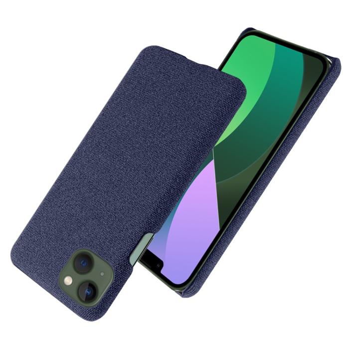 Bild 2,  iPhone 15 Skal Tygbelagt Blå - Teknikhallen.se