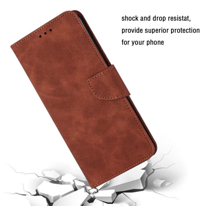 Bild 4,  Samsung Galaxy S23 Plus Fodral Solid Läder Brun - Teknikhallen.se