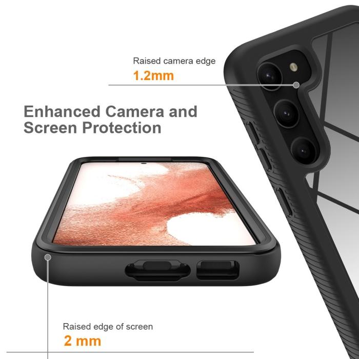 Bild 3,  Samsung Galaxy S23 Skal Shockproof Hybrid Svart - Teknikhallen.se