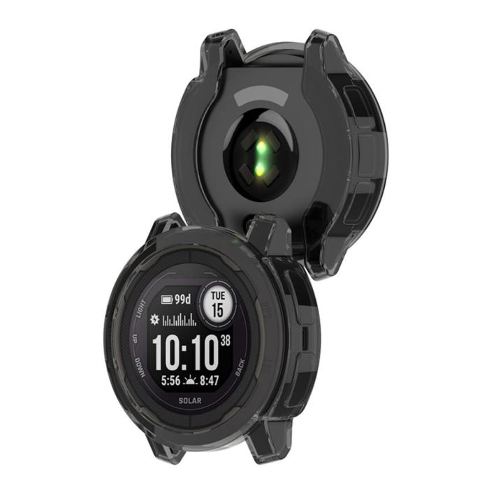 Bild 3,  Garmin Instinct 2 TPU Skal Svart Tonad - Teknikhallen.se