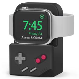 AHASTYLE AHASTYLE Apple Watch Laddningsställ Gamepad Silikon Svart - Teknikhallen.se