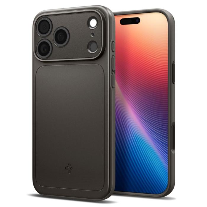 Bild 2, Spigen Spigen iPhone 17 Pro Skal MagSafe Thin Fit Gunmetal - Teknikhallen.se