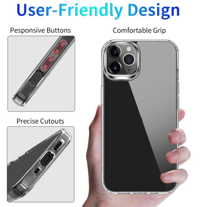 Bild 3,  iPhone 14 Pro Skal Akryl/TPU Transparent - Teknikhallen.se