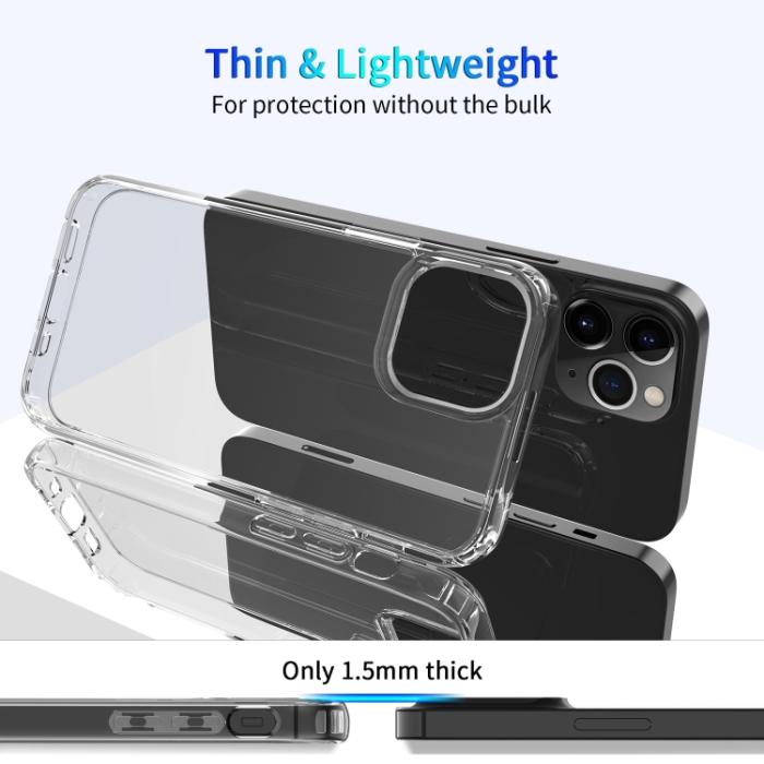 Bild 5,  iPhone 14 Pro Skal Akryl/TPU Transparent - Teknikhallen.se