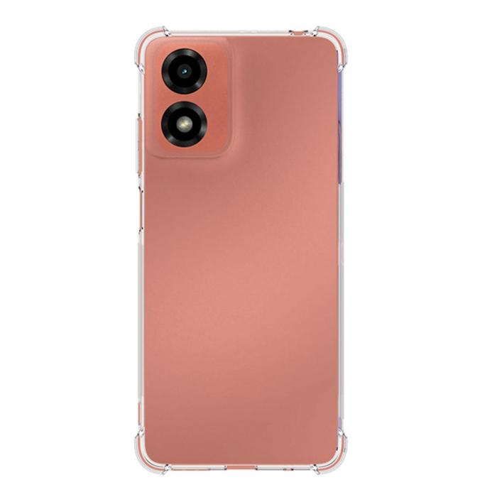 Bild 2,  Motorola Moto G04 4G/G24 4G Transparent TPU Skal - Teknikhallen.se