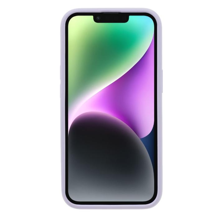 Bild 2,  iPhone 15 Plus Skal Liquid Silikon Ljus Lila - Teknikhallen.se