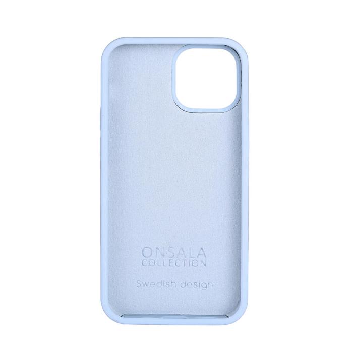 Bild 3, Onsala ONSALA iPhone 13 Mini Mobilskal Silikon Ljus Blå - Teknikhallen.se