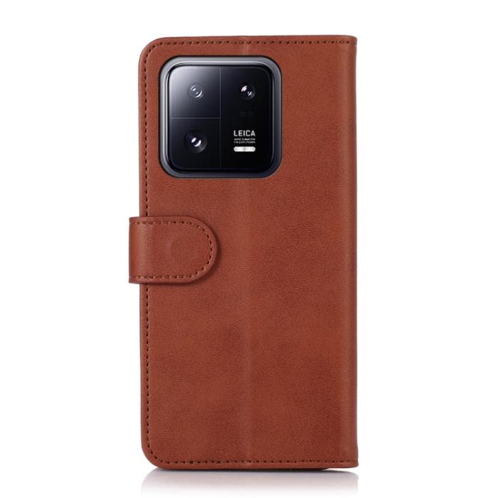 Bild 3,  Xiaomi 13 Pro 5G Fodral Läder Brun - Teknikhallen.se