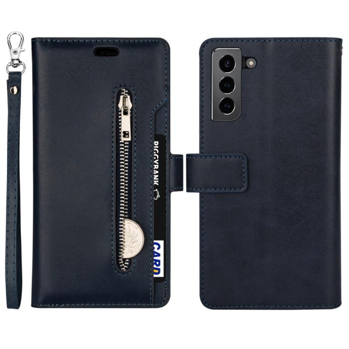 Bild 2,  Samsung Galaxy S22 Plus Fodral Multifunktionell Läder Svart - Teknikhallen.se