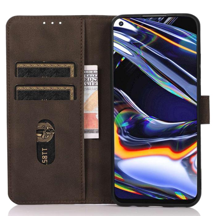 Bild 3, KHAZNEH KHAZNEH Motorola Moto G32 Fodral Läder Brun - Teknikhallen.se
