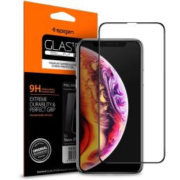 Spigen Spigen iPhone 11 Pro / X/Xs Skärmskydd Glass FC Härdat Glas - Teknikhallen.se