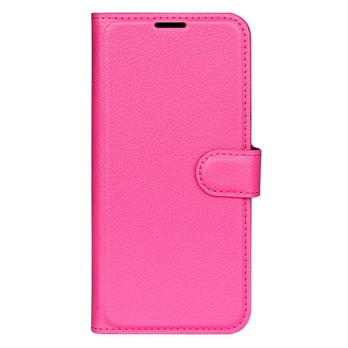 Bild 5,  Motorola Moto G35 5G Fodral Litchi Läder Rosa - Teknikhallen.se