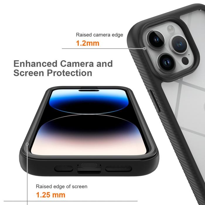 Bild 4,  iPhone 15 Pro Max Skal 360 Hybrid Defense Svart - Teknikhallen.se