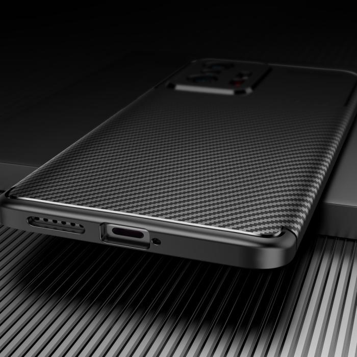 Bild 5,  Xiaomi 11T / 11T Pro Skal Kolfiber Textur Blå - Teknikhallen.se