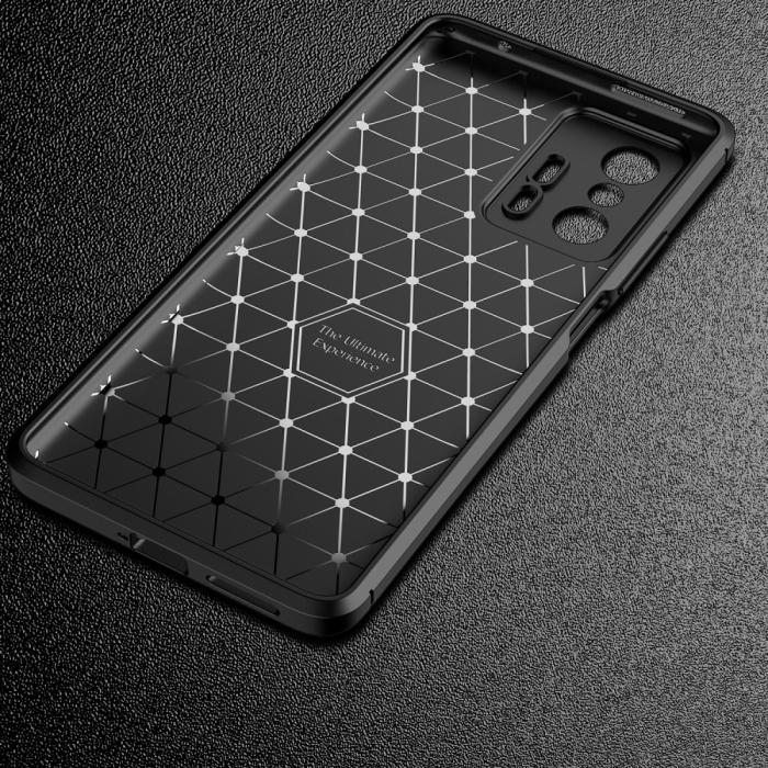 Bild 6,  Xiaomi 11T / 11T Pro Skal Kolfiber Textur Blå - Teknikhallen.se
