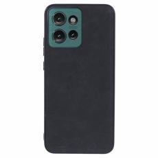  Motorola Edge 50 Neo Skal Retro L&auml;der Svart - Teknikhallen.se