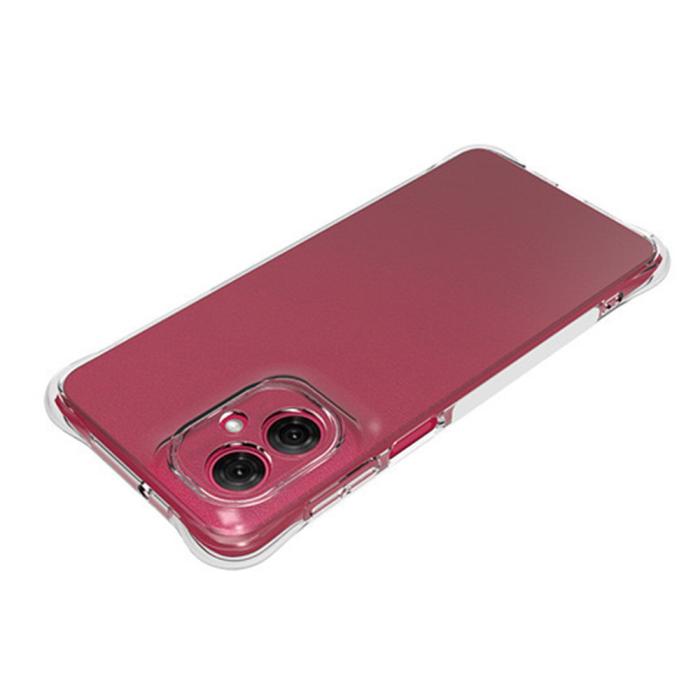 Bild 3,  Motorola Moto G55 5G Skal TPU Shockproof Transparent - Teknikhallen.se