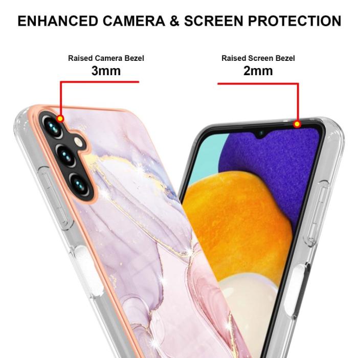 Bild 4,  Samsung Galaxy A14 4G/5G Skal Marmor Roséguld - Teknikhallen.se