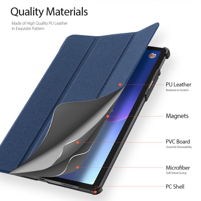 Bild 5, DUX DUCIS DUX DUCIS Lenovo Tab P11 Pro Gen 2 Fodral DOMO Tri-Fold Blå - Teknikhallen.se