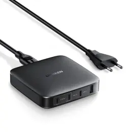 UGREEN Ugreen 100W PD Reseladdare 3x USB-C / 1x USB-A Svart - Teknikhallen.se