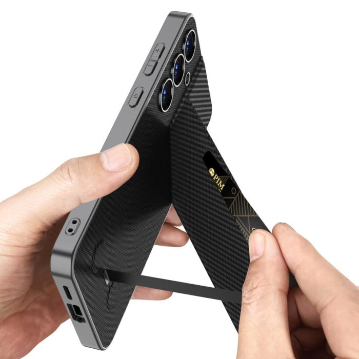 Bild 2, GKK GKK Galaxy S25 Skal Kickstand Med Korthållare Titanium Grey - Teknikhallen.se