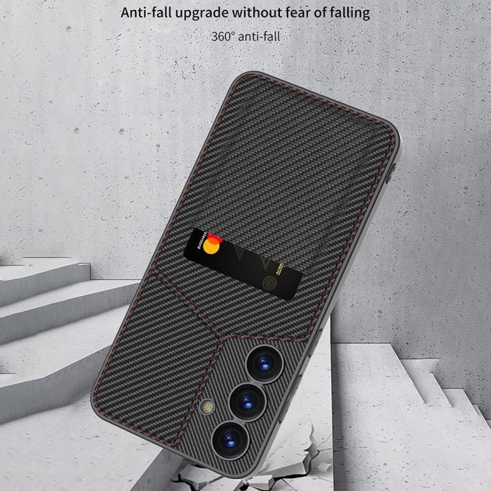 Bild 4, GKK GKK Galaxy S25 Skal Kickstand Med Korthållare Titanium Grey - Teknikhallen.se
