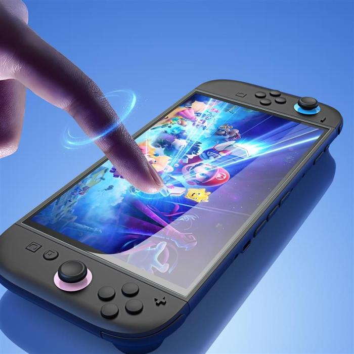 Bild 2, Tech-Protect Tech-Protect Nintendo Switch 2 2-PACK Skärmskydd EasySet+ Härdat Glas - Teknikhallen.se
