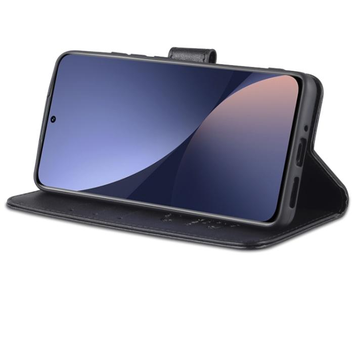 Bild 4, AZNS AZNS Xiaomi 12 Fodral Läder Svart - Teknikhallen.se