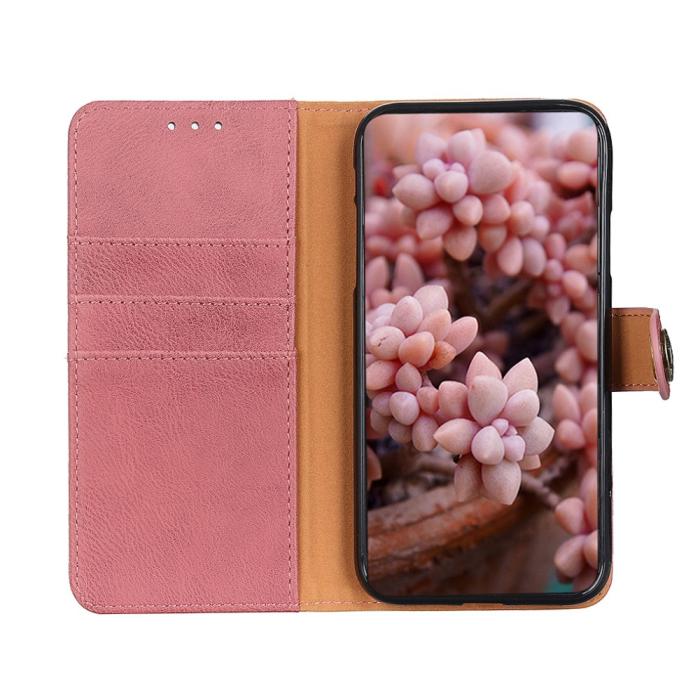 Bild 4, KHAZNEH KHAZNEH Xiaomi Redmi 9C Fodral Läder Rosa - Teknikhallen.se