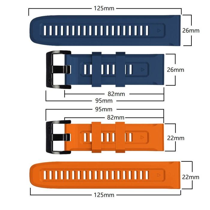 Bild 6, Tech-Protect Tech-Protect Garmin Fenix Armband Iconband Army Green - Teknikhallen.se
