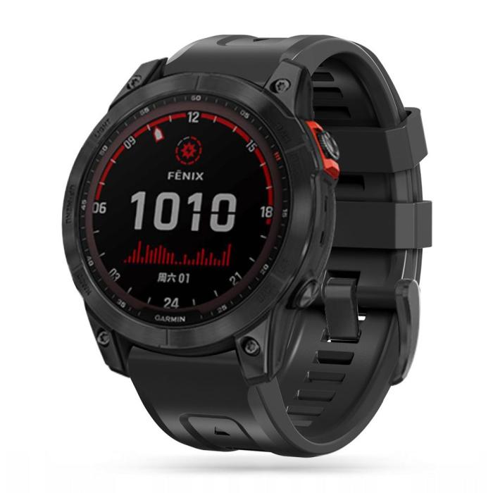 Bild 2, Tech-Protect Tech-Protect Garmin Fenix Armband Iconband Svart - Teknikhallen.se