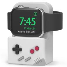 AHASTYLE AHASTYLE Apple Watch Laddningsst&auml;ll Gamepad Silikon Gr&aring; - Teknikhallen.se