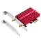 Cudy Cudy Adapter PCI-E WE4000 AX5400 WiFi 6E Magnetic Antennas - Teknikhallen.se