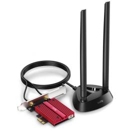 Cudy Cudy Adapter PCI-E WE4000 AX5400 WiFi 6E Magnetic Antennas - Teknikhallen.se