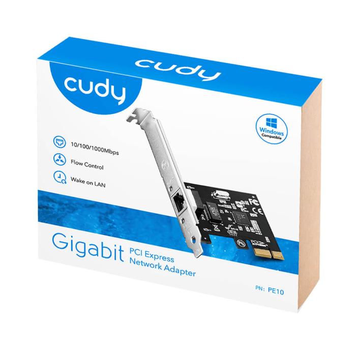 Bild 5, Cudy Cudy Adapter PCI-E PE25 2.5 Gigabit 1P Low Profile - Teknikhallen.se