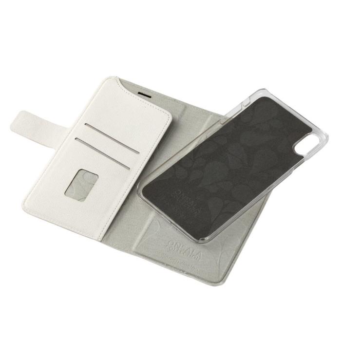 Bild 3, Onsala ONSALA iPhone XS Max 2in1 Magnet Fodral / Skal Saffiano White - Teknikhallen.se