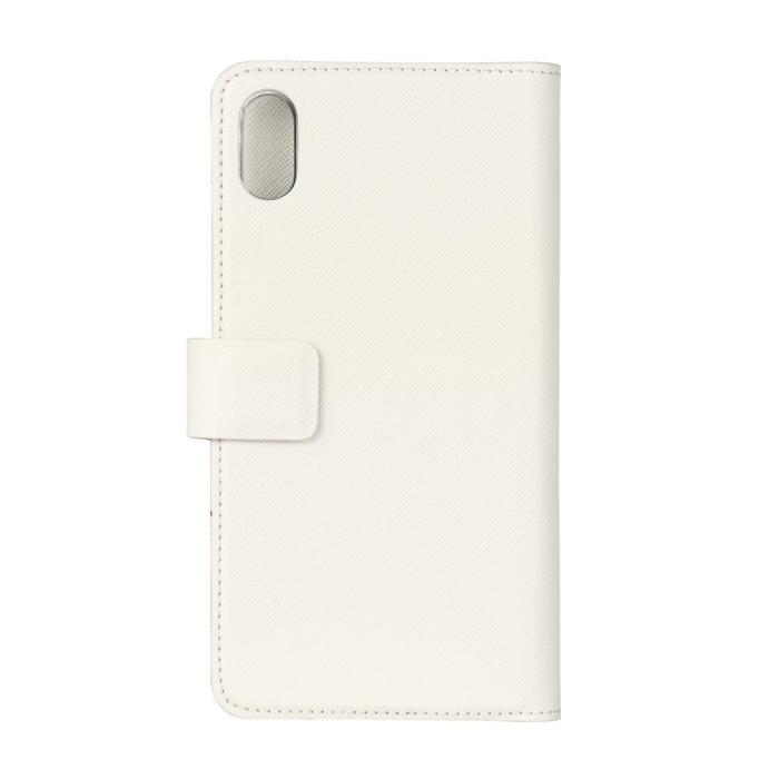 Bild 4, Onsala ONSALA iPhone XS Max 2in1 Magnet Fodral / Skal Saffiano White - Teknikhallen.se