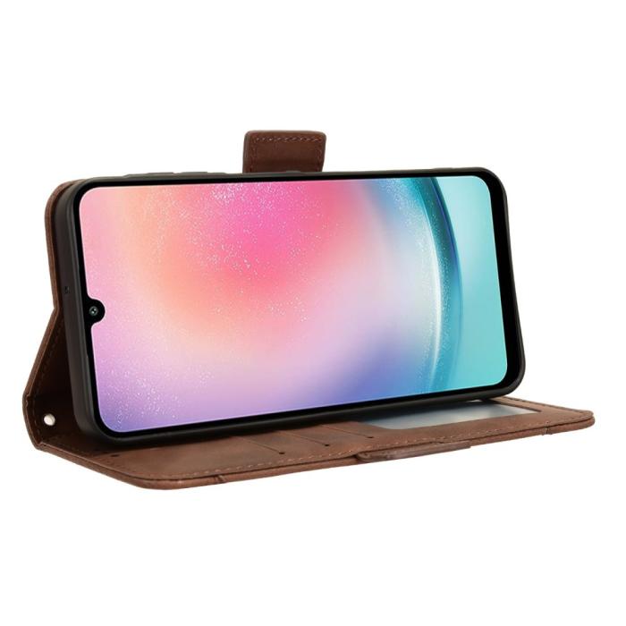 Bild 4,  Samsung Galaxy A25 5G Fodral Med Avtagbart Kortfodral Brun - Teknikhallen.se