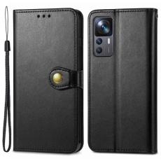  Xiaomi 12T / 12T Pro Fodral Magnetisk M&auml;ssing Svart - Teknikhallen.se