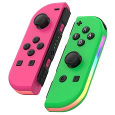  Nintendo Switch Joy-Con Kontroll RGB Rosa / Gr&ouml;n - Teknikhallen.se